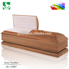 Hot sale light oak colors of American cheap wooden casket